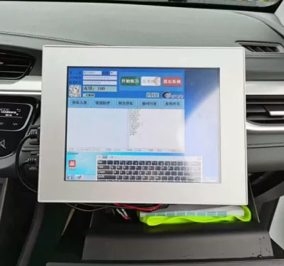 Driving school monitor computer