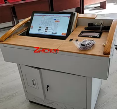 How touch computer appply on Digital Podiums in education project.