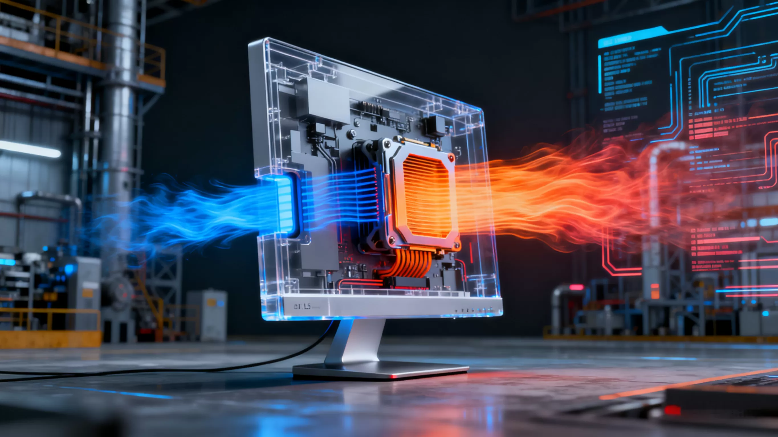 CPU Air Cooling Analysis for Industrial All-in-One PCs