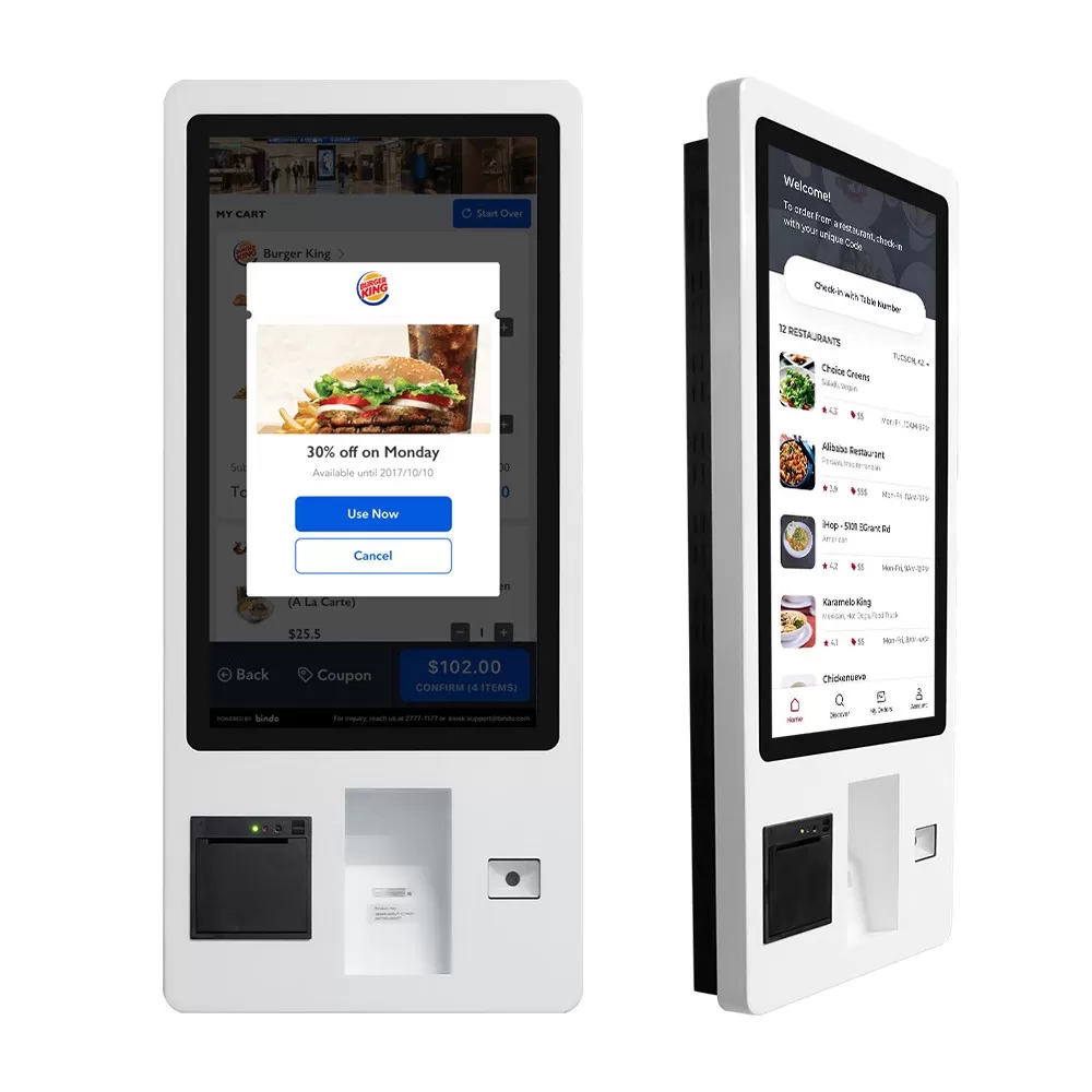 21.5 Inch Self Check Out Kiosk